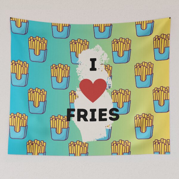 Item preview, I love fries designed and sold by Moaataz.