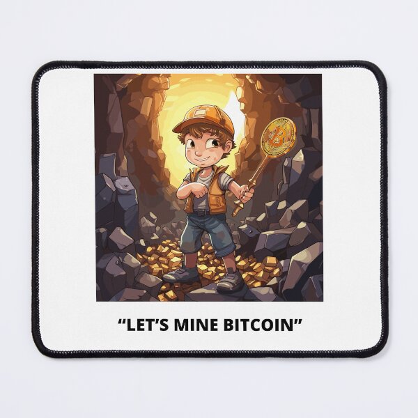 Item preview, Bitcoin Mining Kid designed and sold by CreacionesLavin.