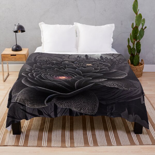 Item preview, The Black Flower Dream designed and sold by BiancaDPetals.