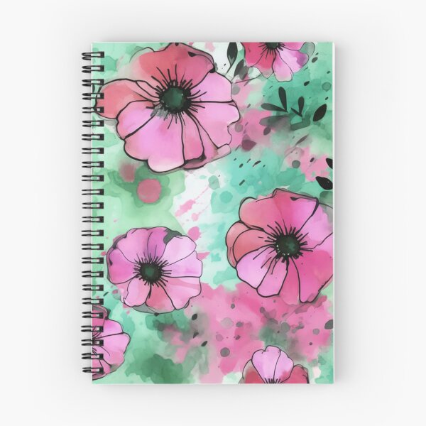 Item preview, Beautiful Ink washed Floral Splatter Pattern 6 designed and sold by Gypsykiss.