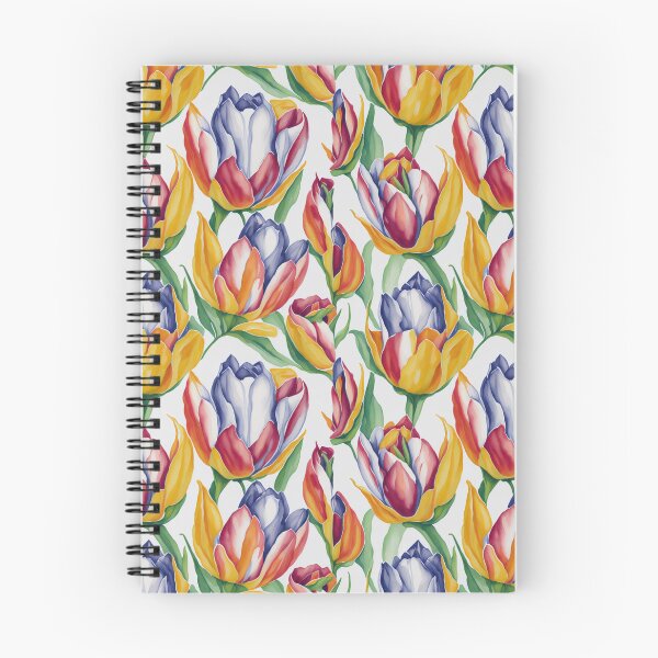 Item preview, colorful tulip flower pattern designed and sold by kiyaansh16.
