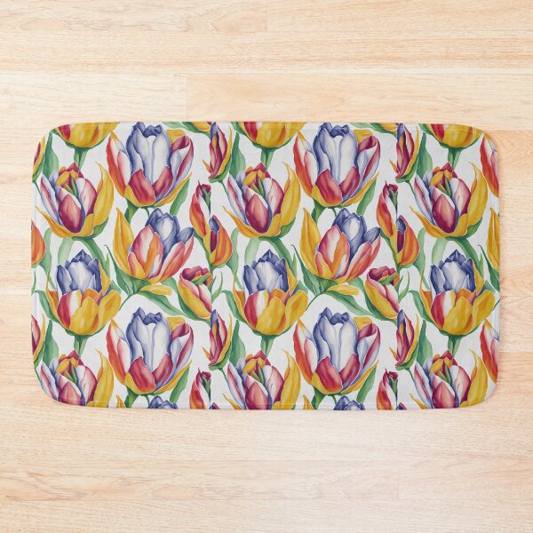 Item preview, colorful tulip flower pattern designed and sold by kiyaansh16.