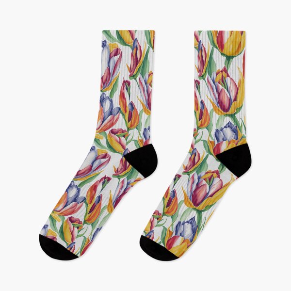 Item preview, colorful tulip flower pattern designed and sold by kiyaansh16.