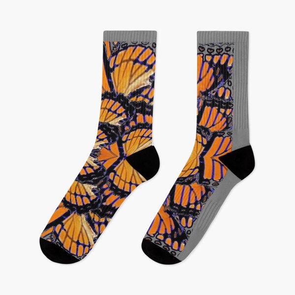 Item preview, MONARCH BUTTERFLY WING PATTERNS GREY ART designed and sold by sharlesart.