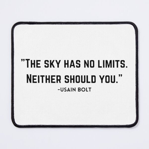 Item preview, Usain Bolt Quote designed and sold by SimpleButter.