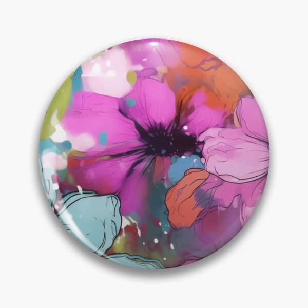 Artikelvorschau, Wunderschönes mit Tinte gewaschenes Blumenspritzermuster 7 entworfen und verkauft von Gypsykiss.