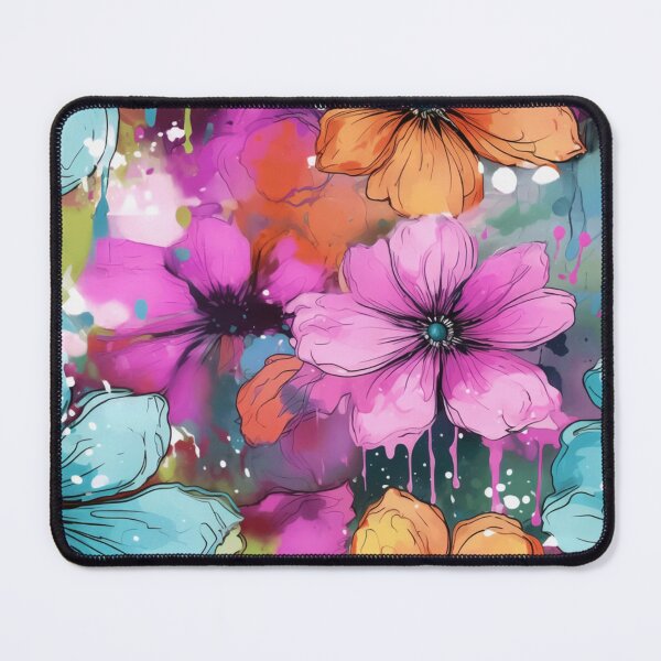 Item preview, Beautiful Ink washed Floral Splatter Pattern 7 designed and sold by Gypsykiss.