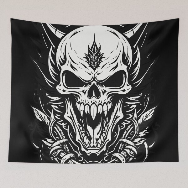 Item preview, Skull Tattoo Style art drawing designed and sold by deathanarchy.