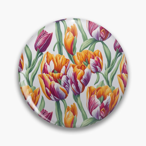 Artikelvorschau, colorful tulip flower pattern entworfen und verkauft von kiyaansh16.