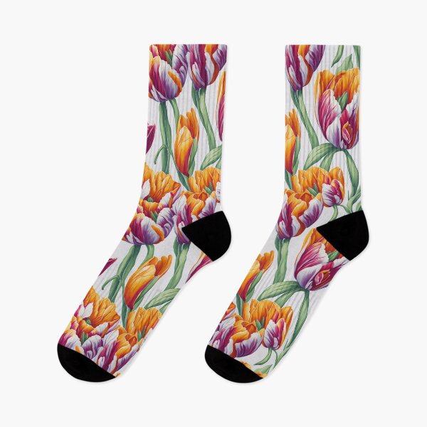 Artikelvorschau, colorful tulip flower pattern entworfen und verkauft von kiyaansh16.
