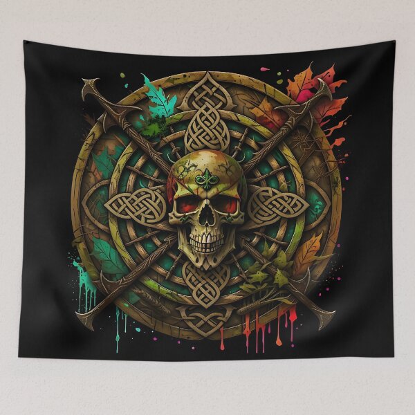 Item preview, Tribal Celtic skull shield  designed and sold by Coexist In Tee's .