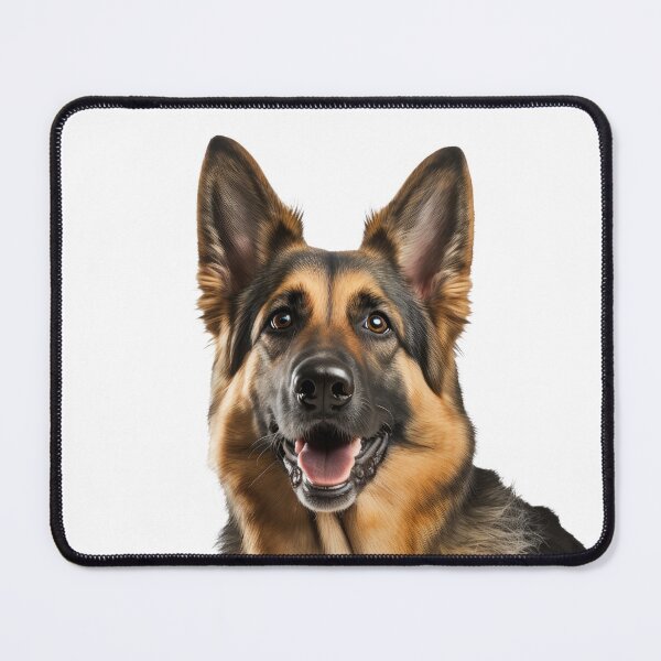 Item preview, Happy black and tan German shepherd / Alsatian designed and sold by PicPoint.