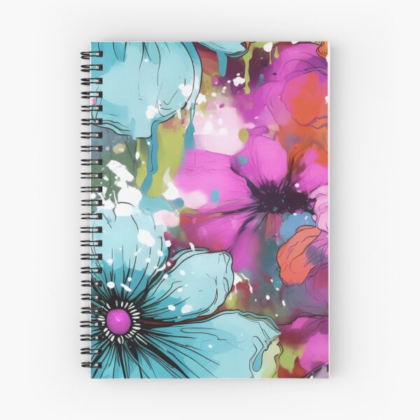Item preview, Beautiful Ink washed Floral Splatter Pattern 7 designed and sold by Gypsykiss.
