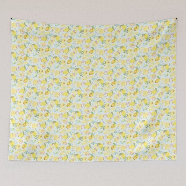 Item preview, Lemon Slice Dreams Art Print, Lemon Slice Tote Bag designed and sold by LALALAKKOLOVE.
