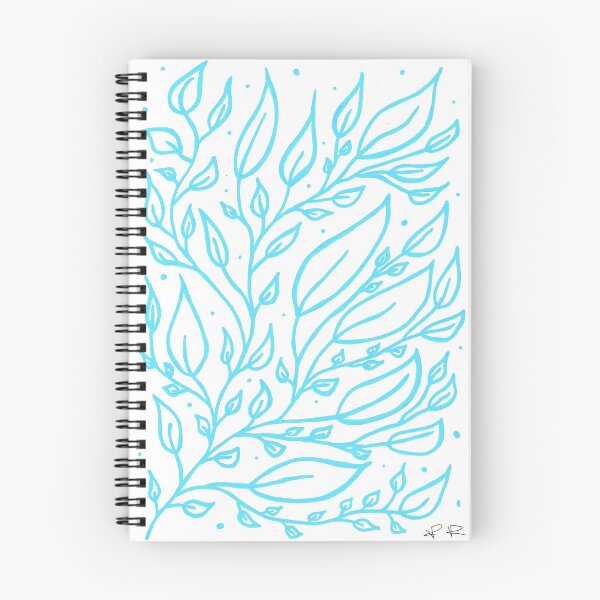 Item preview, Light blue leaves designed and sold by RoIlustraciones.