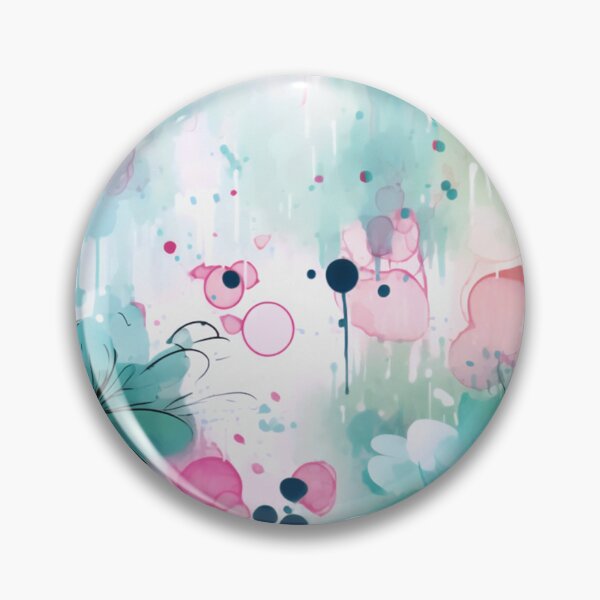 Item preview, Beautiful Ink washed Floral Splatter Pattern 8 designed and sold by Gypsykiss.