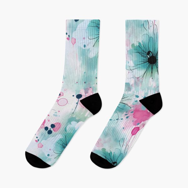 Item preview, Beautiful Ink washed Floral Splatter Pattern 8 designed and sold by Gypsykiss.