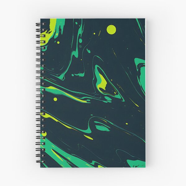 Item preview, Fluid Fusion - A Captivating Blend of Dark Yellow and Cyan designed and sold by vadimcarazan.