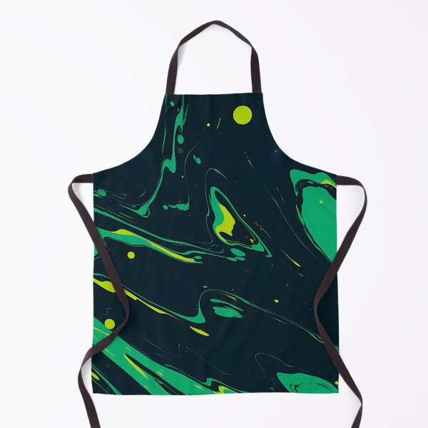 Item preview, Fluid Fusion - A Captivating Blend of Dark Yellow and Cyan designed and sold by vadimcarazan.