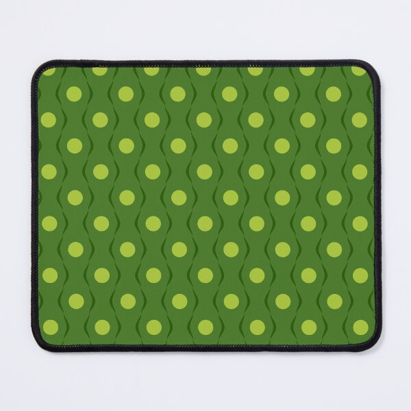 Item preview, Curved Lines With Dots: Three Greens designed and sold by TheScraggyBeard.