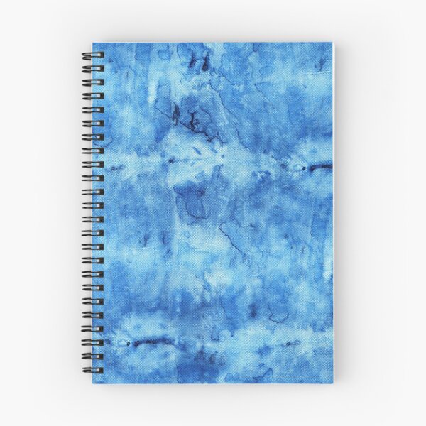 Item preview, Seamless tie-dye pattern of indigo color on white silk.  Shibori dyeing. designed and sold by lamarmarina.