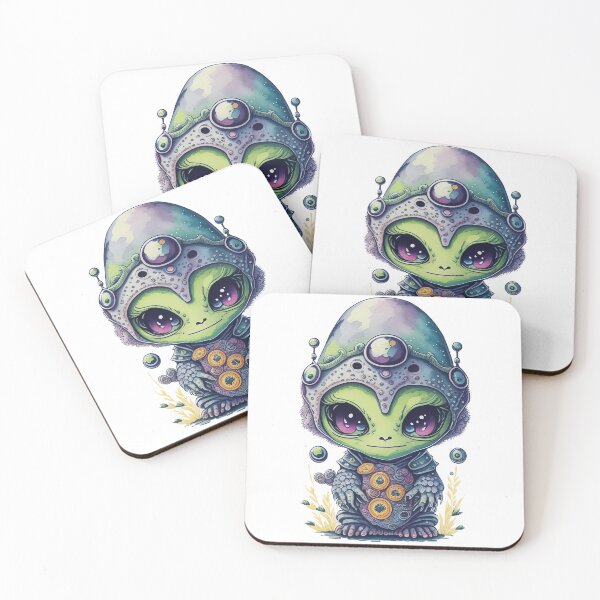 Item preview, Alien watercolor, galaxy, sublimation, colorful vector art, T Shirt, Watercolor T-Shirts designed and sold by N15 Design Watercolor.
