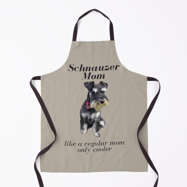 Item preview, Schnauzer mom (Personalized design - Nina) designed and sold by ColourfulTimes.