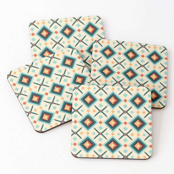 Item preview, 1970s Retro Style Diamond Geometric Seamless Patterns designed and sold by Master Ivan.