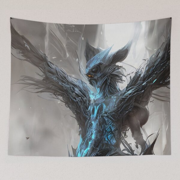Item preview, MistHaven Foggy Monster - Silent Saviors Guardians of a Dying World designed and sold by IsdinMisthaven.