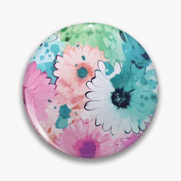 Artikelvorschau, Wunderschönes mit Tinte gewaschenes Blumenspritzermuster 10 entworfen und verkauft von Gypsykiss.