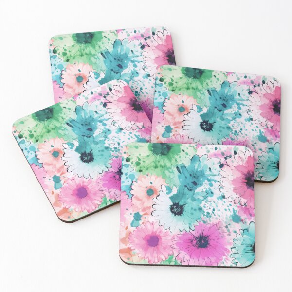 Item preview, Beautiful Ink washed Floral Splatter Pattern 10 designed and sold by Gypsykiss.