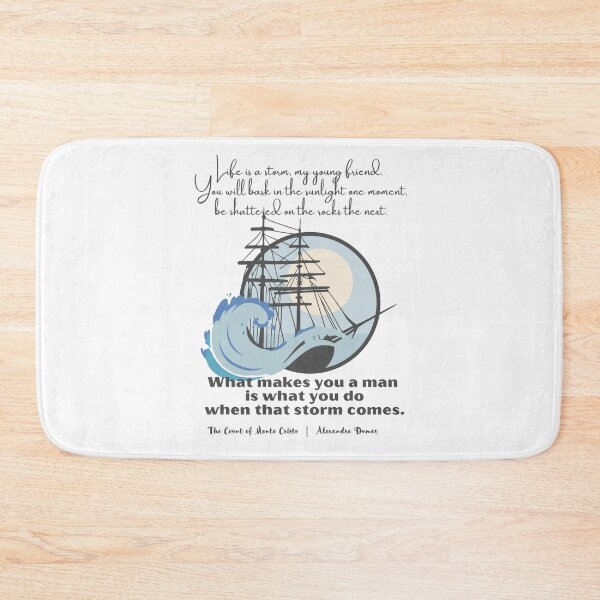 Item preview, Life is a Storm Dumas Inspirational Quote designed and sold by missdebi27.
