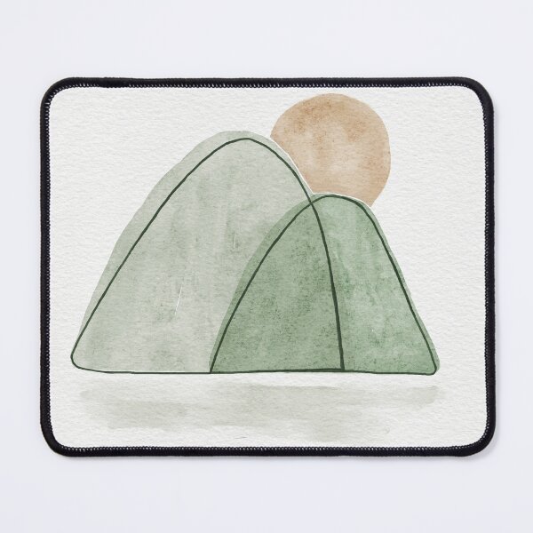 Item preview, Boho Green Mountains Art Print Woodland Nursery Print For Kids Boho Line Drawing designed and sold by Mommasaurus.
