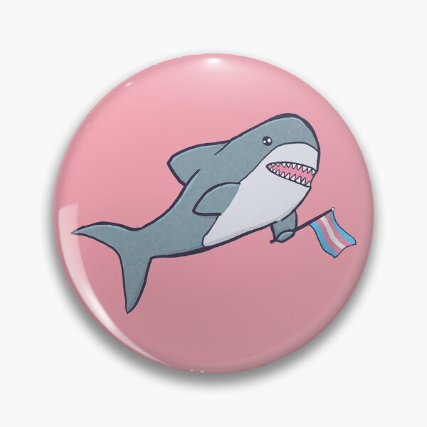 Item preview, Trans Icon Blahaj - IKEA Shark inspired design  designed and sold by AdelinePurdy.