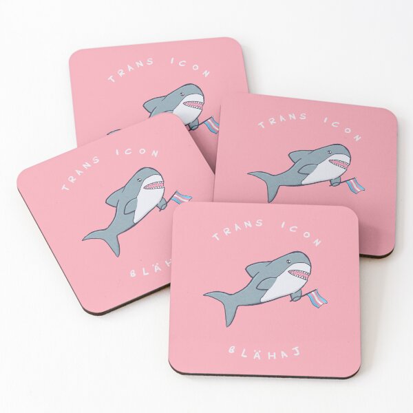 Item preview, Trans Icon Blahaj - IKEA Shark inspired design  designed and sold by AdelinePurdy.