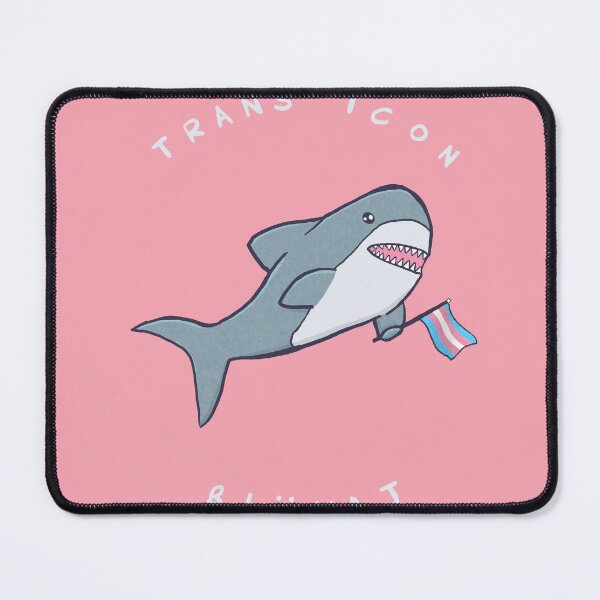 Item preview, Trans Icon Blahaj - IKEA Shark inspired design  designed and sold by AdelinePurdy.