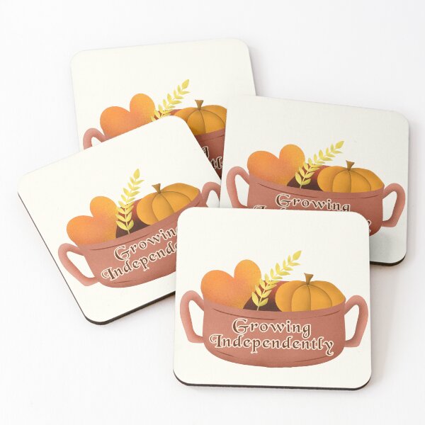 Item preview, Pot of pumpkins motivational cottagecore and hygge sticker by DozyJov  designed and sold by DozyJov.