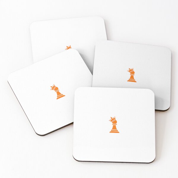 Item preview, Orange Chess Pawn with Crown | King, Queen, and Grand Master designed and sold by Quality Design.