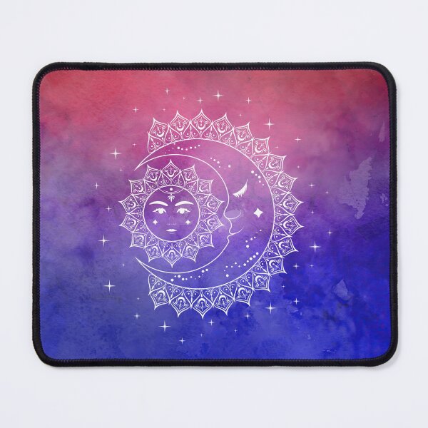 Item preview, Celestial Aesthetic Sun and Moon in Watercolor Universe designed and sold by Trish Dish.