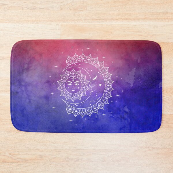 Item preview, Celestial Aesthetic Sun and Moon in Watercolor Universe designed and sold by Trish Dish.