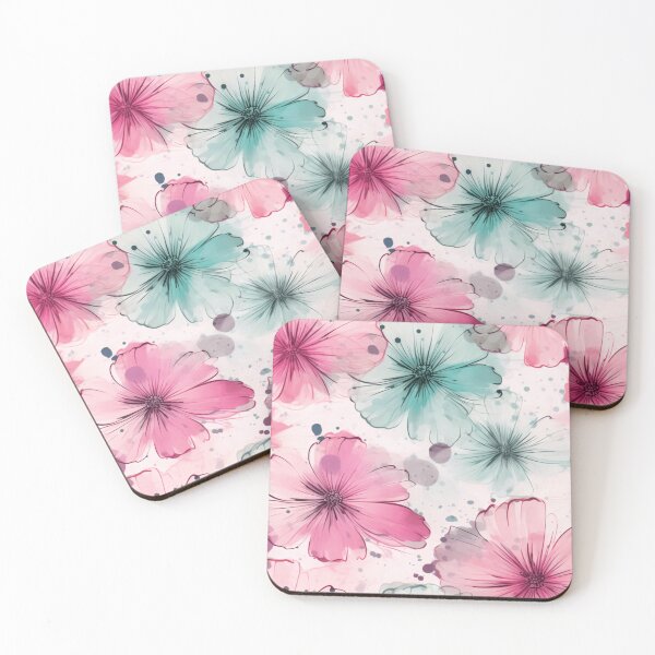 Item preview, Beautiful Ink washed Floral Splatter Pattern 12 designed and sold by Gypsykiss.