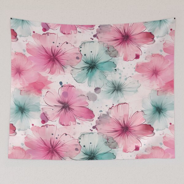 Item preview, Beautiful Ink washed Floral Splatter Pattern 12 designed and sold by Gypsykiss.