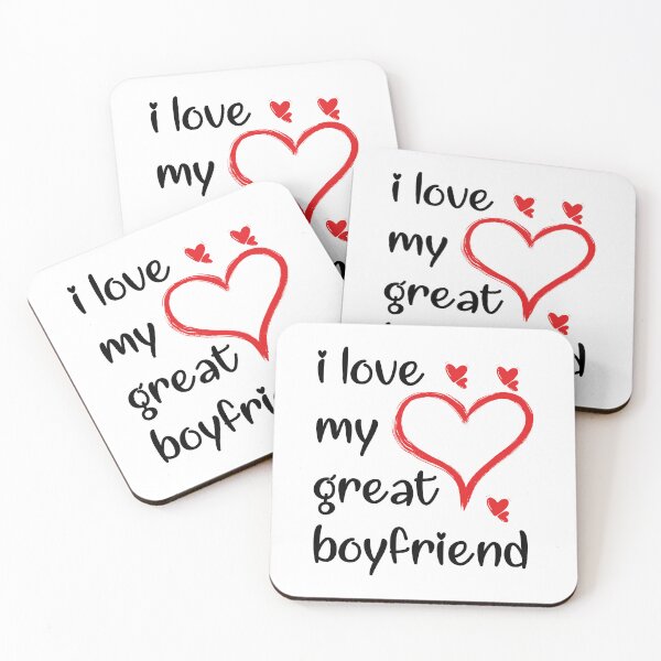 Item preview, i love my girlfriend , i love my great girlfriend designed and sold by ZacreaDesigns.