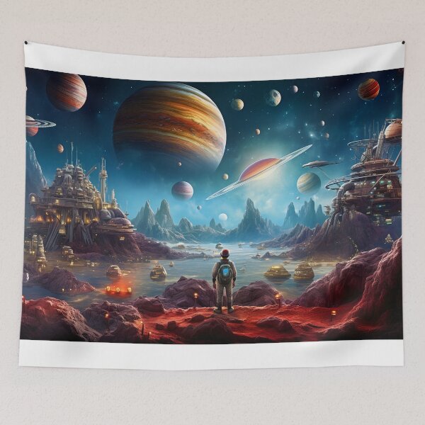 Item preview, Unveiling New Worlds: A Cosmic Tapestry designed and sold by EscapeWithMe.
