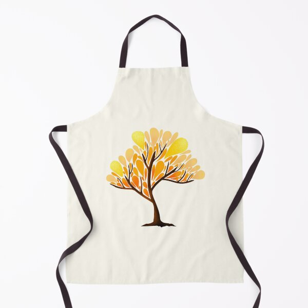 Item preview, Autumn colors abstract tree cottagecore and hygge sticker by DozyJov designed and sold by DozyJov.