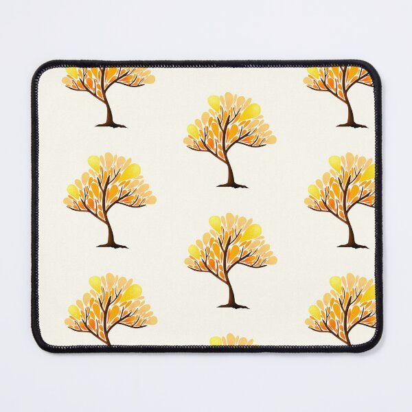 Item preview, Autumn colors abstract tree cottagecore and hygge sticker by DozyJov designed and sold by DozyJov.
