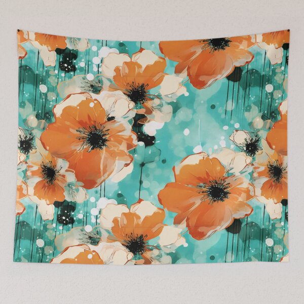 Item preview, Beautiful Ink washed Floral Splatter Pattern 13 designed and sold by Gypsykiss.