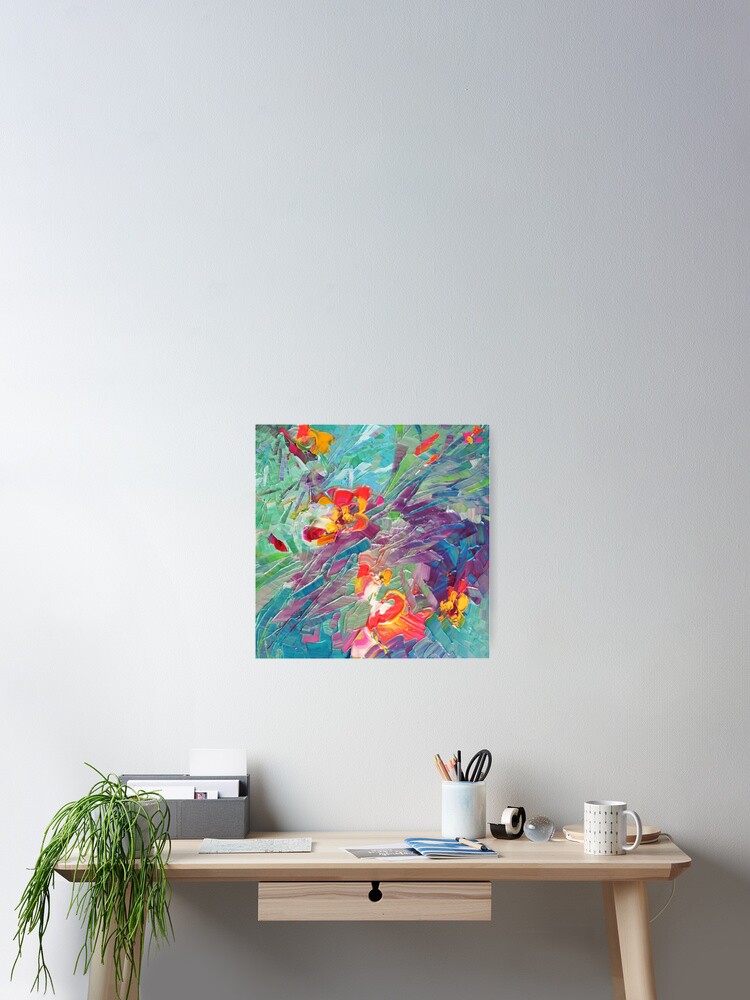 Aperçu 2 sur 3. Poster avec l'œuvre Le souffle de Mai (11) créée et vendue par ElioraBousquet.