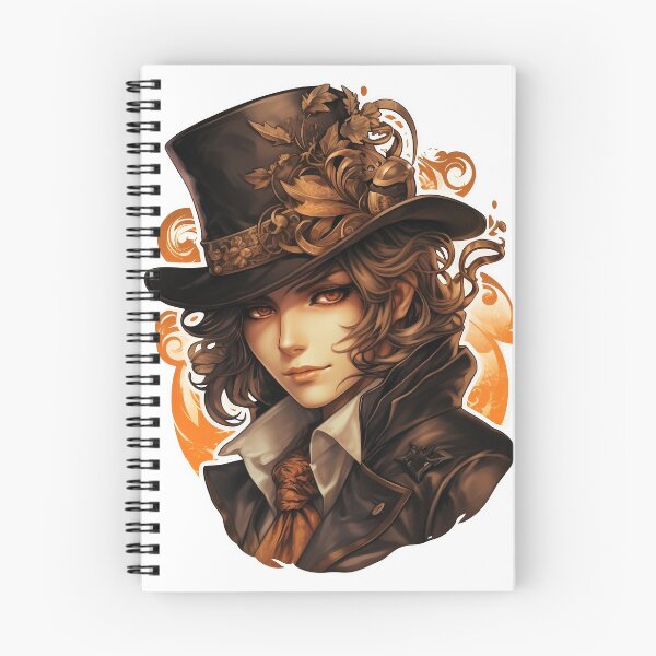 Item preview, Code: Realize style - lady Character in anime style - sepia designed and sold by SGDesignonline.