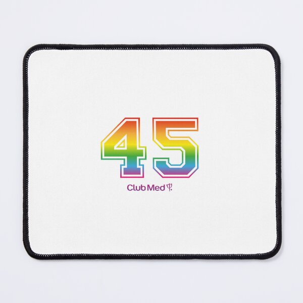 Aperçu de l'œuvre Numéro 45 Club Med Arc-en-ciel créée et vendue par Gabazo Store.